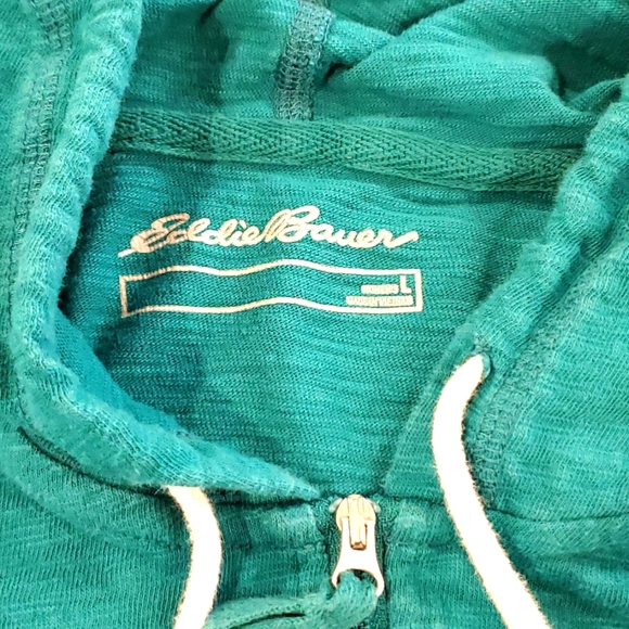 Green Eddie Bauer Hoodie - Picture 2 of 3